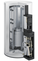 Viessmann Paket Vitosol 200-FM, 4x SV2F, HU Vitocell 160-E 750l SESB vitopearlwhite