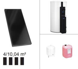 Viessmann Paket Vitosol 200-FM, 4x SV2F, HU Vitocell 160-E 750l SESB vitopearlwhite