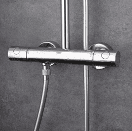 Grohe Tempesta Cosmopolitan Duschsystem 16 cm, 2 Strahlarten, verchromt