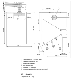 Weishaupt Gas-Brennwertgerät WTC-GW 45-B H-O (WEM-Regelung)