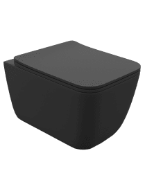 PREMIUM Wand WC Onil Black 3.0 schwarz-matt - 510x355x395 mm