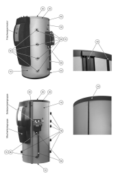 Wolf Schichten-Pufferspeicher Typ BSP-W-800B, ohne Wärmetauscher