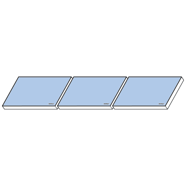 Weishaupt Flachkollektoren WTS-F2 K5 3er-Feld Aufdach horizontal Typ 3/3x1-AH