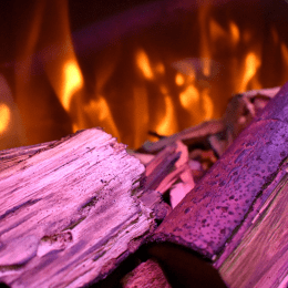 Glow Fire Deluxe Holz für E-Motion 3D