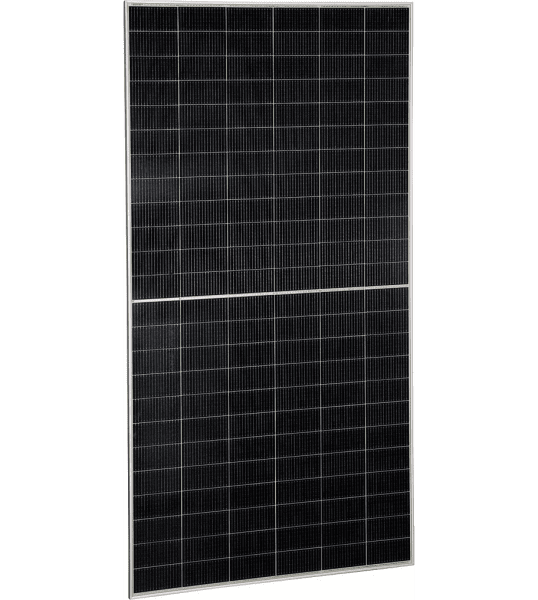 Runergy Photovoltaik Modul, Bifazial 595 W, Silver/Black - 0% MwSt (Angebot gemäß §12 Abs.3 UstG)