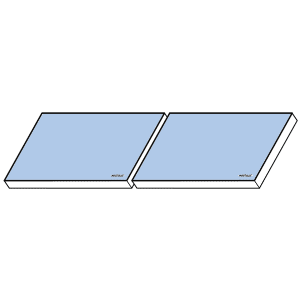 Weishaupt Flachkollektoren WTS-F2 K5 2er-Feld Aufdach horizontal Typ 2/2x1-AH