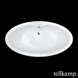 Tellkamp Orbital freistehende Oval Badewanne 180 x 90 cm weiß