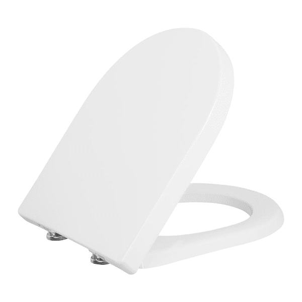 evenes WC-Sitz Jari Softclose aus Duroplast weiß Edelstahlscharnier