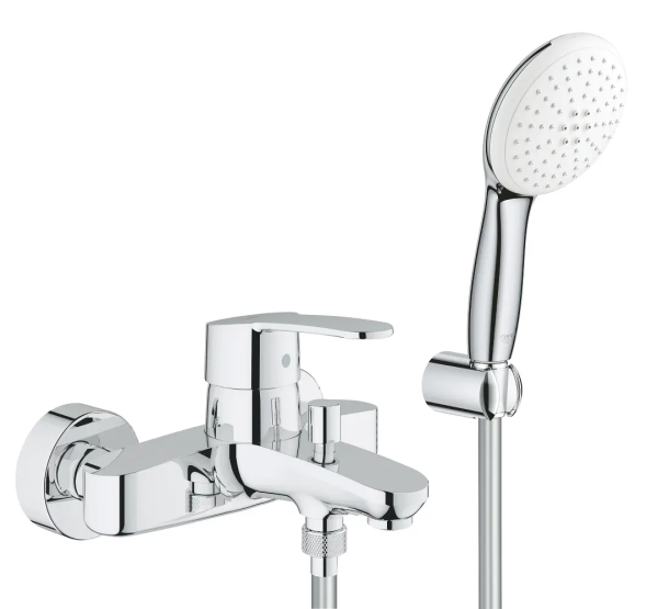 Grohe Eurostyle Cosmopolitan Badewannenarmatur mit Zubehör, Chrom