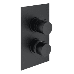 Mariner Duschsystem mit Thermostat, Edelstahl-Regenpaneel für Deckeneinbau mit 1 Funktion und Logica