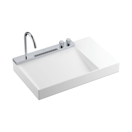 Hansgrohe Avalegra Waschtisch 78x48 cm, mit Thermostatbatterie und Brause, 2 Strahlarten, ohne Überl