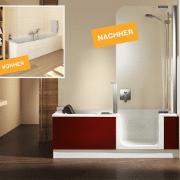 Artweger Artlift links mit Vorrüstsatz 1600x750x2110mm MH/EK/VC