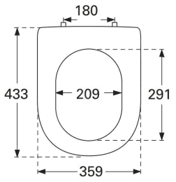 Villeroy & Boch Subway 2.0 WC-Sitz mit Absenkautomatik & abnehmbar, weiß