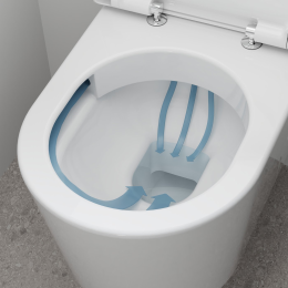 Hansgrohe EluPura Original S - WC-Kombination mit SoftClose-Sitz, Vario-Abgang, AquaChannel Flush, R