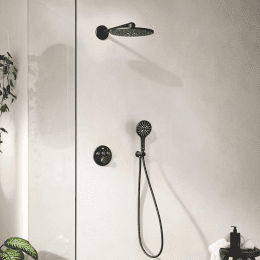 Grohe Grohtherm SmartControl Unterputz-Duschsystem mit Thermostat mit EcoJoy, phantom black Grohe Grohtherm SmartControl Unterputz-Duschsystem mit Thermostat mit EcoJoy, phantom black