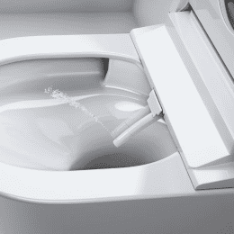 Grohe Sensia Dusch-WC Komplettanlage für Unterputzspülkästen, Rimless, Triple Vortex, HyperClean, Al