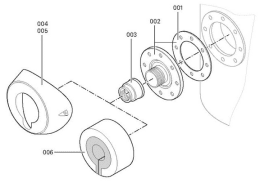 Viessmann Flansch Edelstahl Elektro-Heizeinsatz