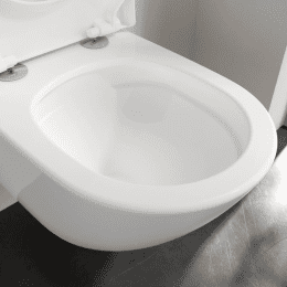 Villeroy & Boch Subway 3.0 Wand-WC mit TwistFlush mit WC-Sitz, mit CeramicPlus, weiß