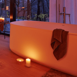 Duravit Zencha freistehende Badewanne, oval 1800x900 mm weiß matt