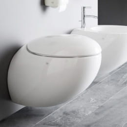 Laufen Alessi One Wand-Tiefspül-WC spülrandlos weiß mit Clean Coat