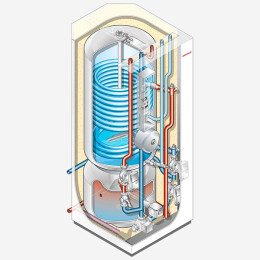 Weishaupt Kombispeicher WKS 300/100 LE / Unit-E / Bloc / B