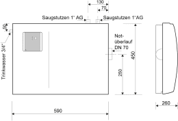 Zehnder Raincenter PRO Basic 15 mit CPS 15-4