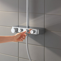 Grohe Euphoria SmartControl Duschsäule 310 Duo mit Thermostatarmatur, verchromt