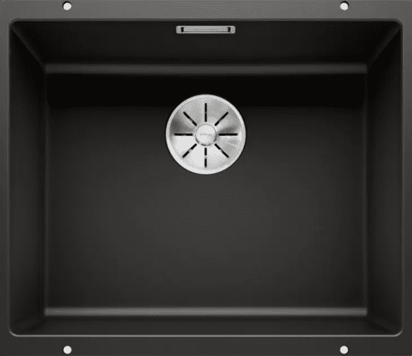 Blanco Subline 500 Silgranitspüle 53x46 cm, InFino Schwarz
