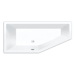 repaBAD Livorno Eco 170/75 rechts Farbe Weiss