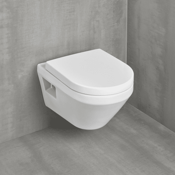 Villeroy & Boch Architectura Wand-WC mit SoftClosing-Sitz, TwistFlush, Alpinweiß