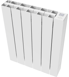 fondital Aluminium-Heizkörper Elektrisch E-Blitz Core 1000Watt, RAL 9010