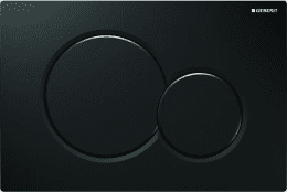 Geberit Sigma01 Betätigungsplatte SIGMA01, schwarz glänzend