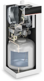 Viessmann Paket Vitodens 222-F B2TH 2,5-19kW 7" mit Anbausatz seitlich AP VD