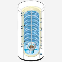 Weishaupt Energiespeicher WES 660 Combi/ Eco, mit Wärmetauscher Solar und Trinkwasser