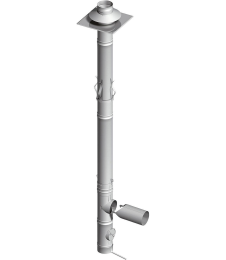 evenes Einwandiges Abgassystem UNI-EW Grundpaket DN 180 mm Höhe 6 m