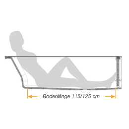 Artweger Joice Walk In+ Wanne 1500 x 850 mm weiß