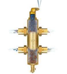 SPIROTECH Hydraulische Weiche SpiroCross Typ AX125 DN32 (11/4")