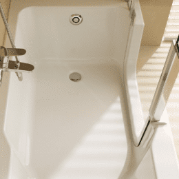 Artweger Twinline Pure Badewanne mitTür, rechts 1600x750x430mm weiß