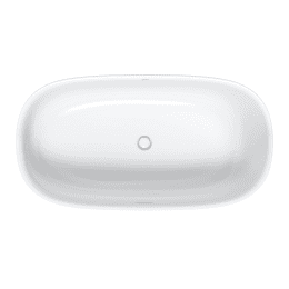 Duravit Zencha freistehende Badewanne, oval 1600x850 mm weiß matt