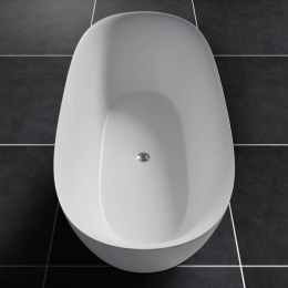 Riho Alpha Freistehende Oval-Badewanne 170 x 80 x 58 cm