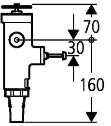 GROHE WC-Druckspüler 43996 Wandeinbau DN20 Austauscharmatur