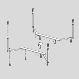 Riho Wannenfüsse 14 Colorado