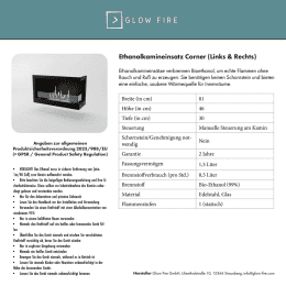 Glow Fire Halden Rechts Ethanolkamin