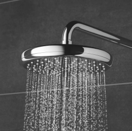 Grohe Tempesta Cosmopolitan Duschsystem 16 cm, 2 Strahlarten, verchromt