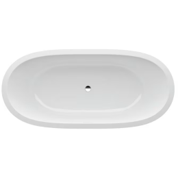 Laufen Il Bagno Alessi One Freistehende Badewanne 183x87 cm, weiß matt