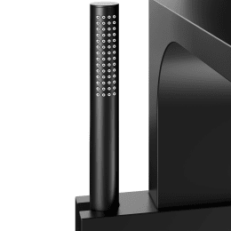 Keuco Edition 11 Wannenarmatur bodenstehend, schwarz matt