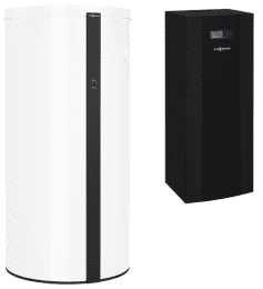Viessmann Vitocell 120-E SVW 910l S1 vitopearlwhite, Vitotrans 353 PBLA