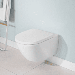 Villeroy & Boch Subway 3.0 Wand-WC mit TwistFlush mit WC-Sitz, mit CeramicPlus, weiß