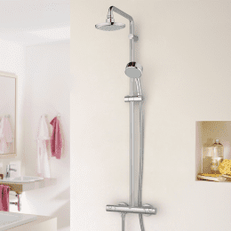 Grohe Tempesta Cosmopolitan Duschsystem 16 cm, 2 Strahlarten, verchromt