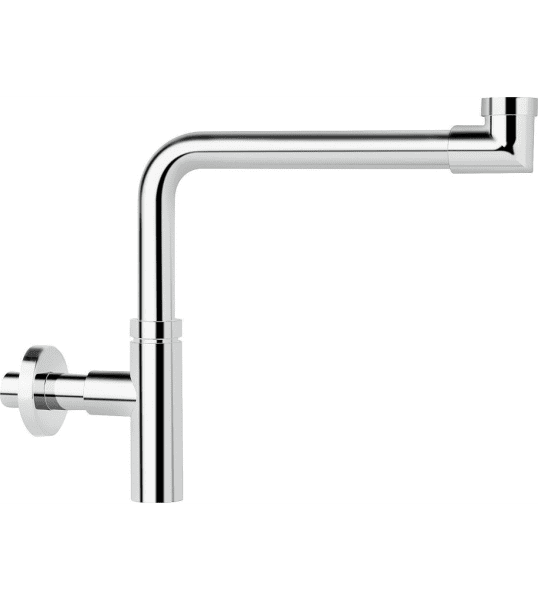 Design Raumsparsiphon 1 1/4", 32x100mm, Messing verchromt DN32